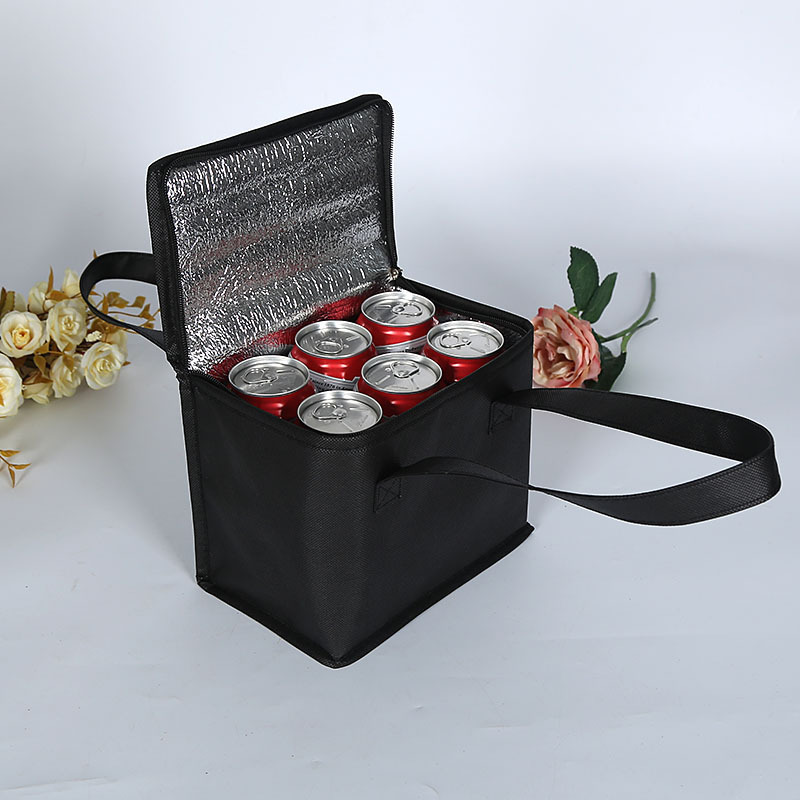 reusable thermal insulated grocery cool carry cooler lunch bag for food