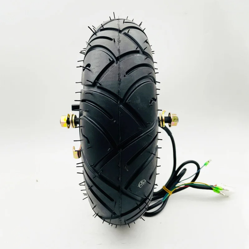 36V 350W Hub Motor 10 inch Hub Brake Scooter Electric Vehicle Brushless Motor Skateboard Motor with Wheel With 13 * 5.00-6 wheel