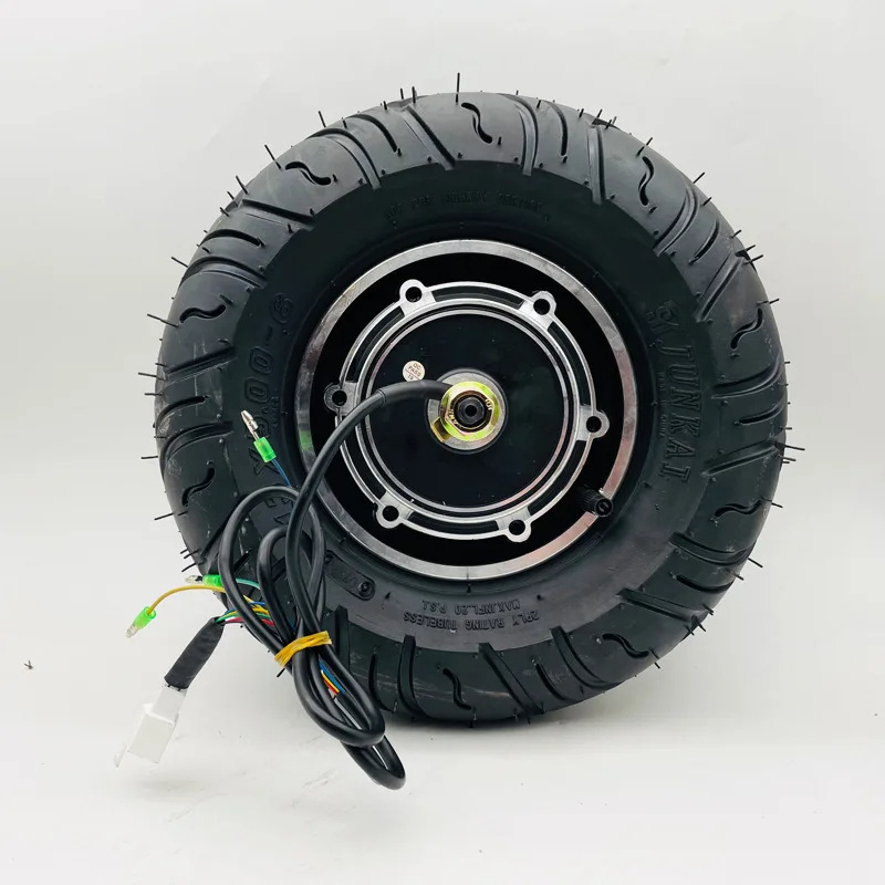 36V 350W Hub Motor 10 inch Hub Brake Scooter Electric Vehicle Brushless Motor Skateboard Motor with Wheel With 13 * 5.00-6 wheel