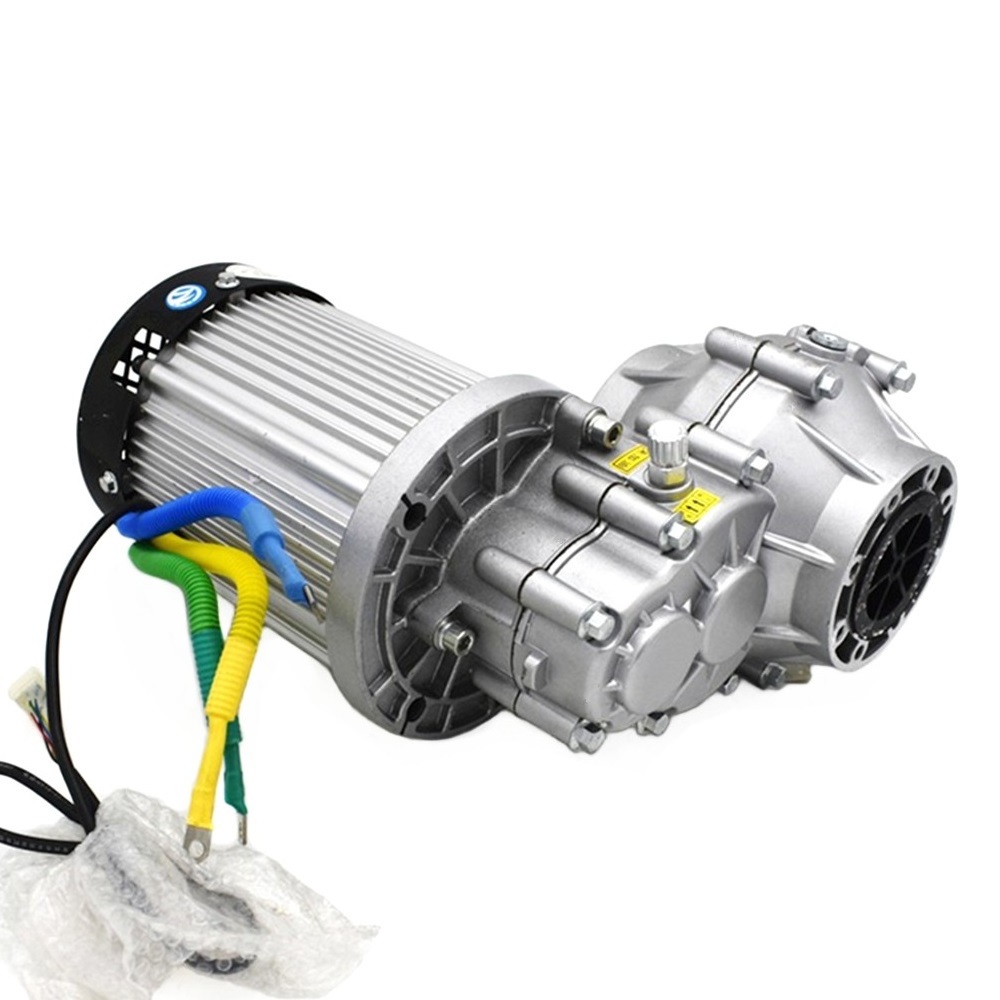 1200W DC 48V/ 60V/72V Brushless DC Motor Differential Gear Motor for Tricycle Electric Bicycle BLDC  BM1412HQF