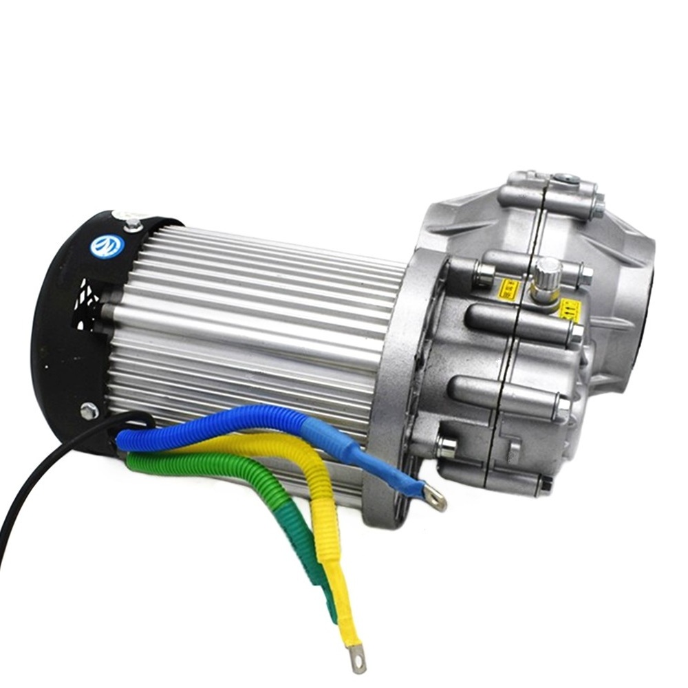 1200W DC 48V/ 60V/72V Brushless DC Motor Differential Gear Motor for Tricycle Electric Bicycle BLDC  BM1412HQF