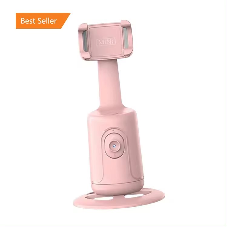 Desk stand for smart phone 360 intelligent selfie tracking shooting phone Auto Face Object Tracking Camera P02 Phone Holder