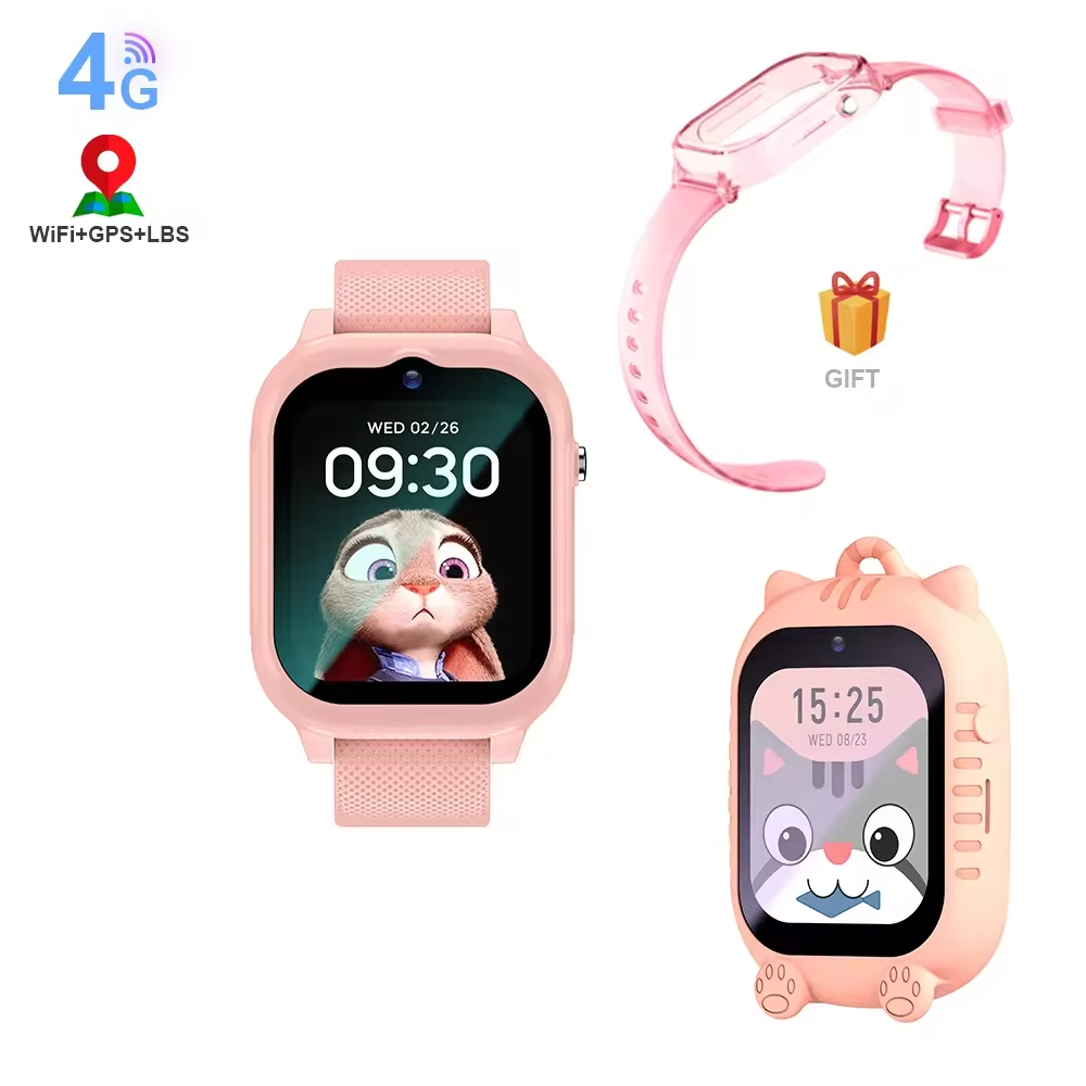 2024 New Kids Smart Watch Phone Anti-Lost LBS Tracking Smart Bracelet 4G GPS Digital Display Battery JL Wrist Watch Kids