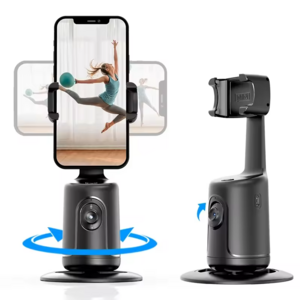 Desk stand for smart phone 360 intelligent selfie tracking shooting phone Auto Face Object Tracking Camera P02 Phone Holder