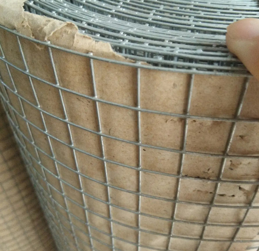 Custom 8 9 12 16 21 26 gauge hot-dip rust proof galvanized stainless steel welded wire mesh roll for garden fence/ bird cage