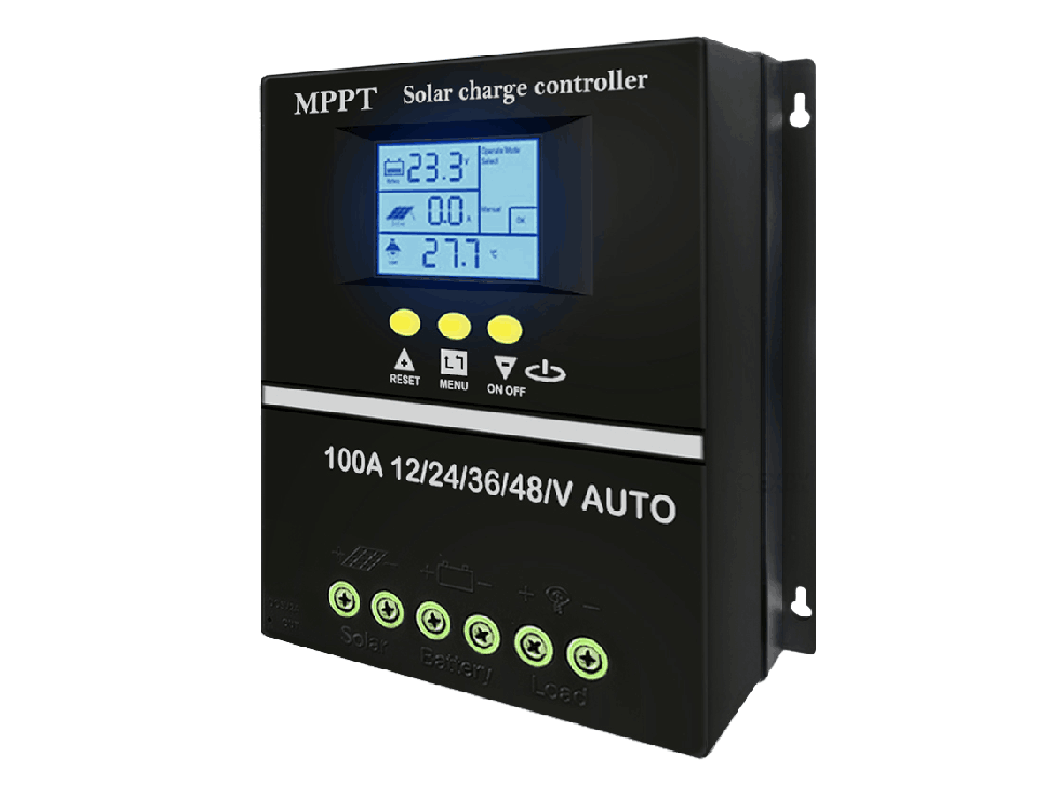 Y&H 100A MPPT Solar Charge Controller 12V 24V 36V 48V LCD Display PV Panel Battery Intelligent Regulator for Lead-acid/Lithium