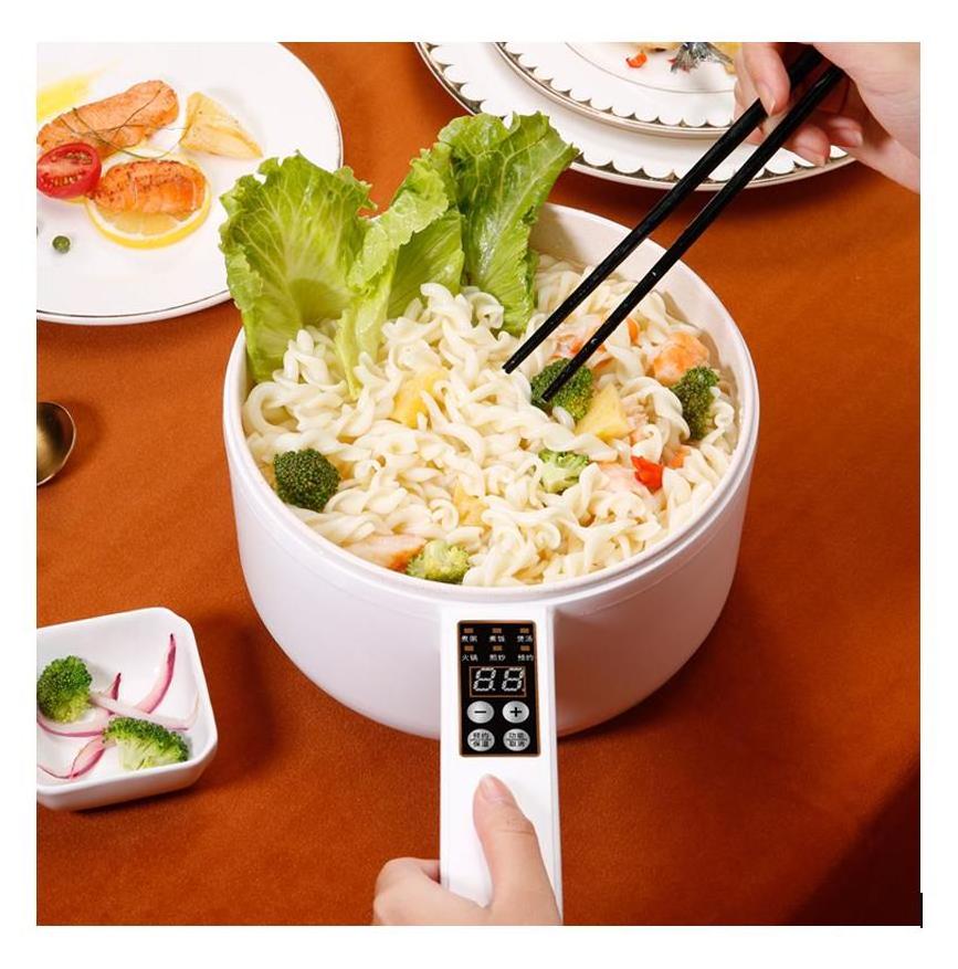 Small Home Appliance Electric Hot Pot Skillet Multi Functioning Cooker Noodle Pots With Ceramic Coating