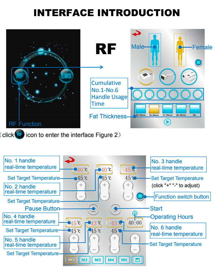 cutera trusculpt machine lafo medson facial 3d trusculpt vertical flew 2023 new trusculpt rf beauty machine 10 in 1rf id