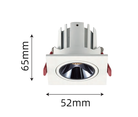 7W modrden antiglare shopmall lights dimmable Good Quality Spotlight dimmable cct change led smart recessed downlight New Design