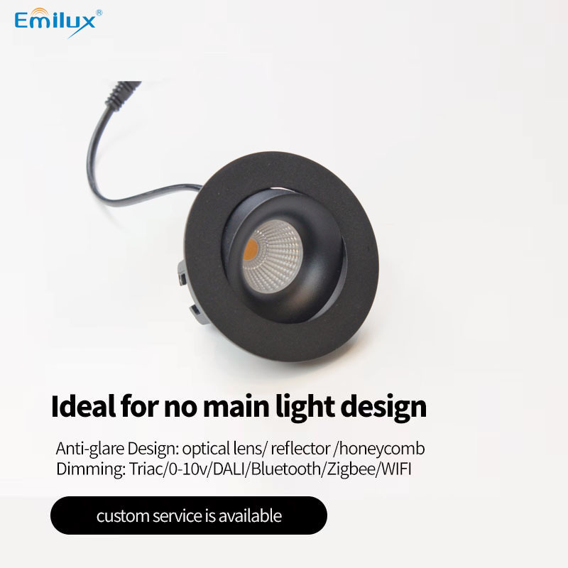 10W light led cob downlight adjust down lights design recessed anti-glare spot light