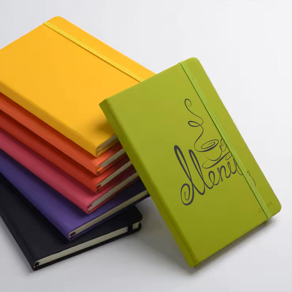 SINNIKO Hot Selling Multi Color Business Strappy Notebooks Hard Cover A5/A6 Journal Notebook with Custom Logo for Office