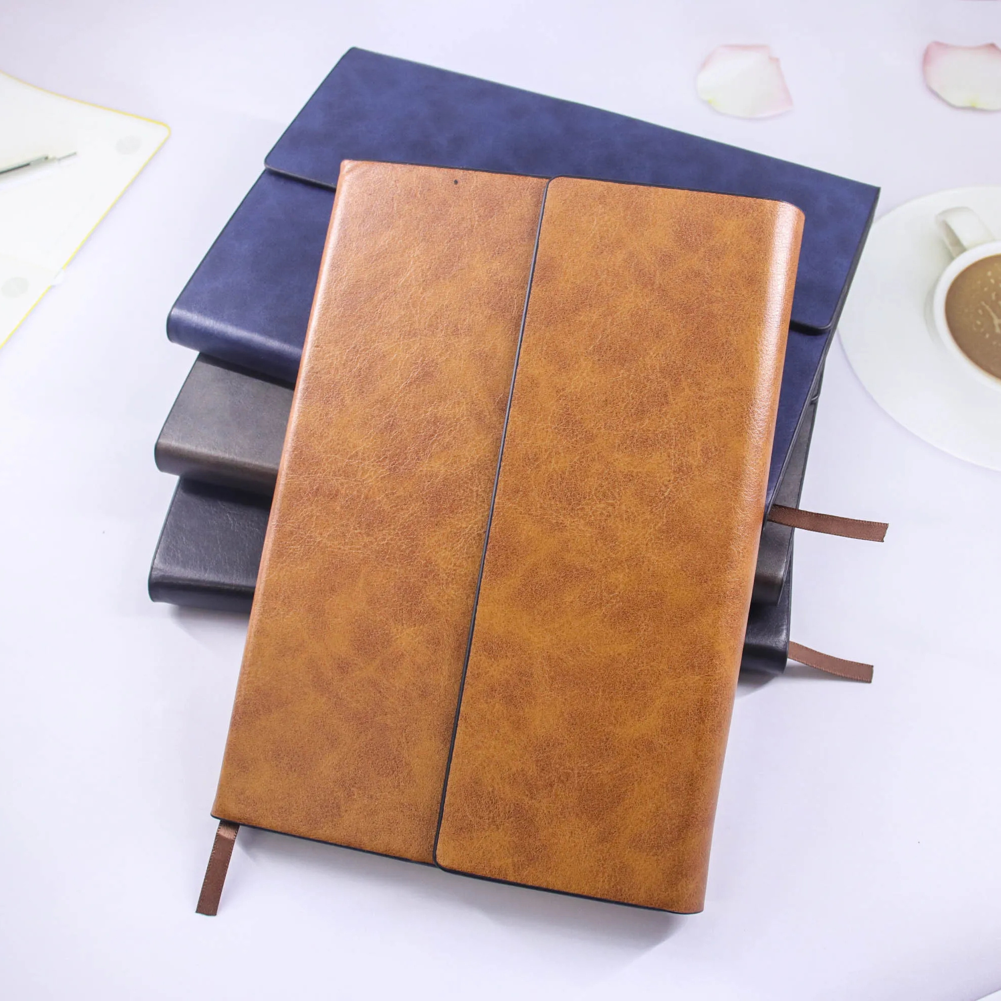 Factory Direct personal diaries notepads customizable notebook leather diary 2024 paper notebooks custom planner a5 notebook