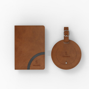 Minimalist personalized card and passport travel wallet Mr and Mrs passport wallet leather passport cover and luggage tag holder