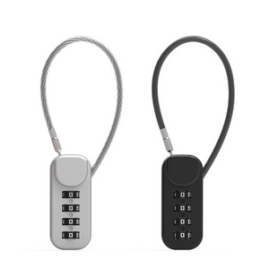 Custom 3 Digit Combination Lock 04U-135MM Outdoor Zinc Alloy Combination Padlock Long shackle Cable Password Code Locks