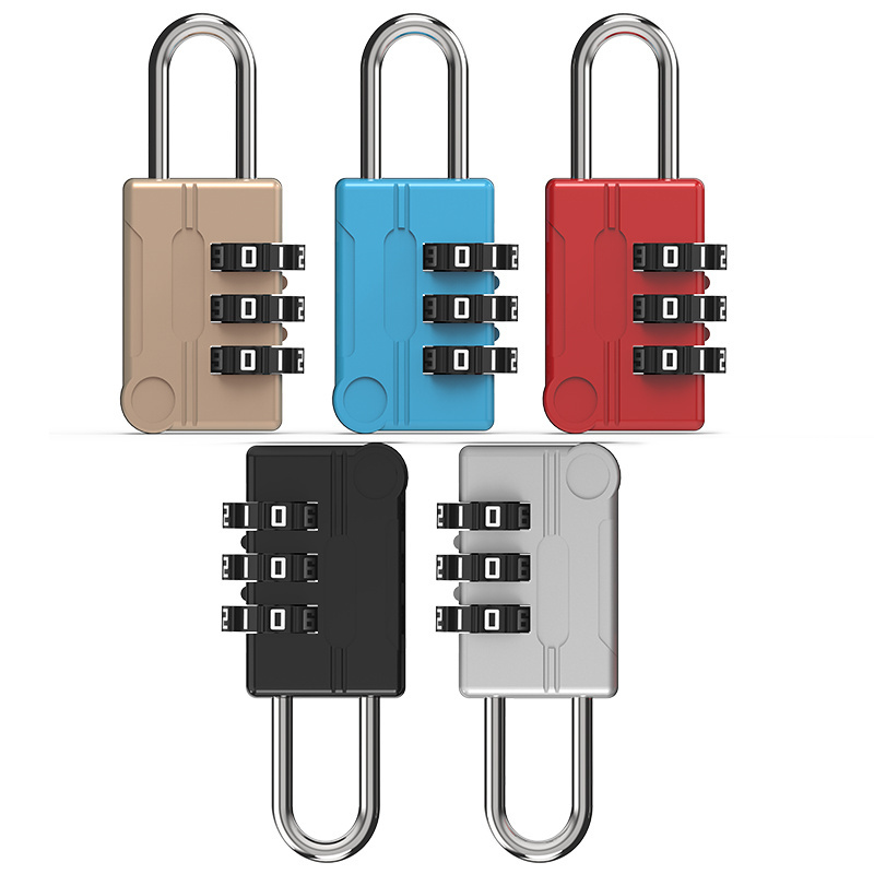 Mini 3 Digit Combination Lock for Safe Number Code Password Combination Padlock Security Travel Cheap Locks