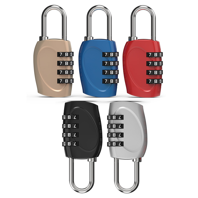 Hardened steel Master lock safe Combination lock luggage Padlock 4 digit for backpack mailbox cabinet door