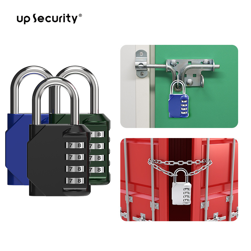 Hot selling Heavy Duty 4 digit combination padlock High Security Password Padlock Zinc Alloy Pad Lock For Luggage