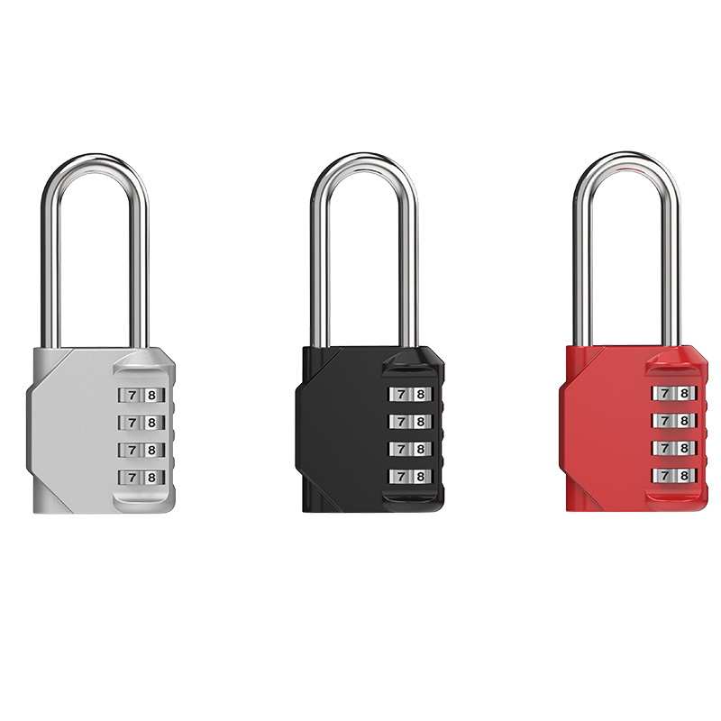 Hot selling Heavy Duty 4 digit combination padlock High Security Password Padlock Zinc Alloy Pad Lock For Luggage