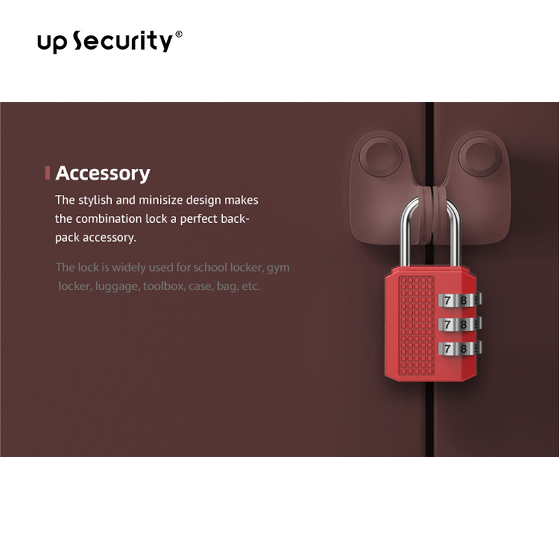 smart padlock For Gym Locker  Resettable Password Combination Padlock Mailbox 4 Digit/dial Combination lock