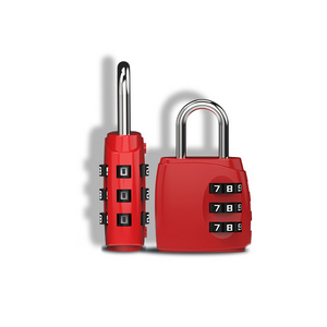 3 digits combination padlock Factory zinc alloy safety GYM padlock hot selling security 3 digit combination luggage zipper lock