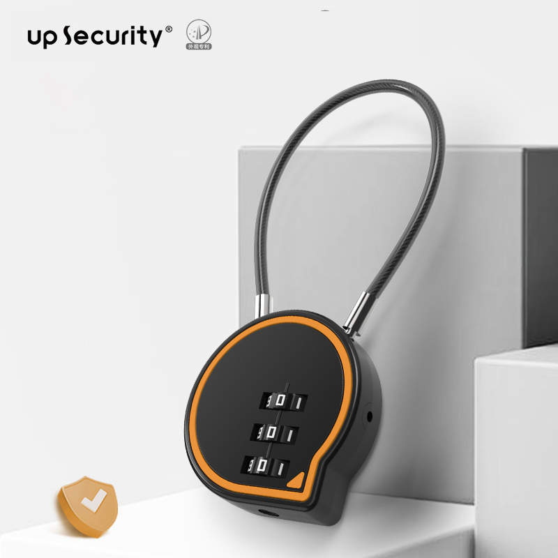 Up Security Resettable Combination Padlock Chat Bubble Cable luggage Locks Mindy Padlock Small Padlocks for Travel Luggage