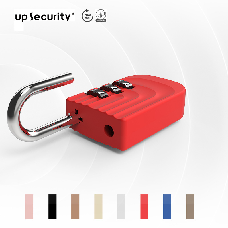 2023 New Design 4 digit Combination Lock for Luggage Cabinet Padlocks Resettable Four Dial Combination Locks