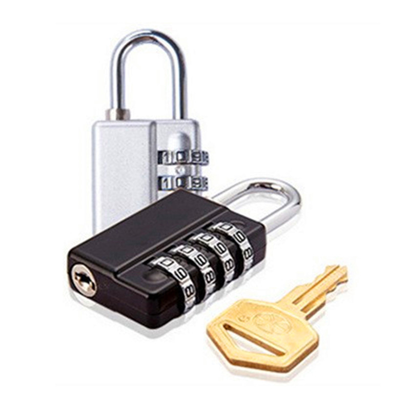 Up Security 4 Digit Combination Lock with Master Key Top Quality Changeable  Combination Padlock