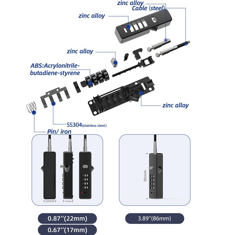 Up Security Best Selling Amazon Bicycle Combination Cable Lock Password Bicycle Cable Lock for Scooter Gun Safe Bike Security