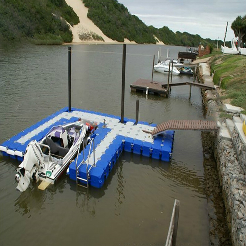 HOT sale plastic modular pontoon dock floating bridge for sale,floating jet ski docks