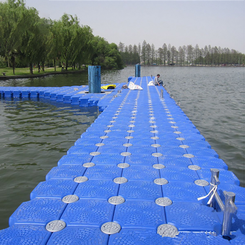 plastic modular pontoon dock floating bridge for sale,floating jet ski docks