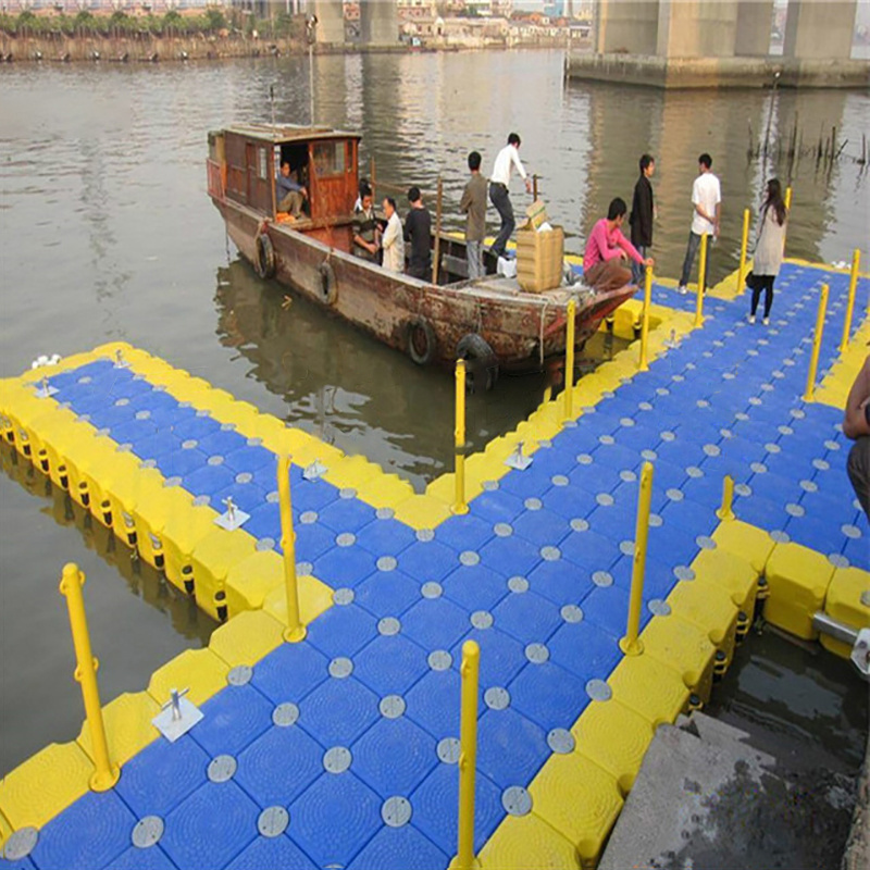 Hot sales modular floating pontoon used as floating dock systems floating swim dock platform