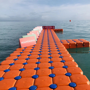 2024 new HDPE Plastic floating pontoon dock platforms and accessories with customized color for sale