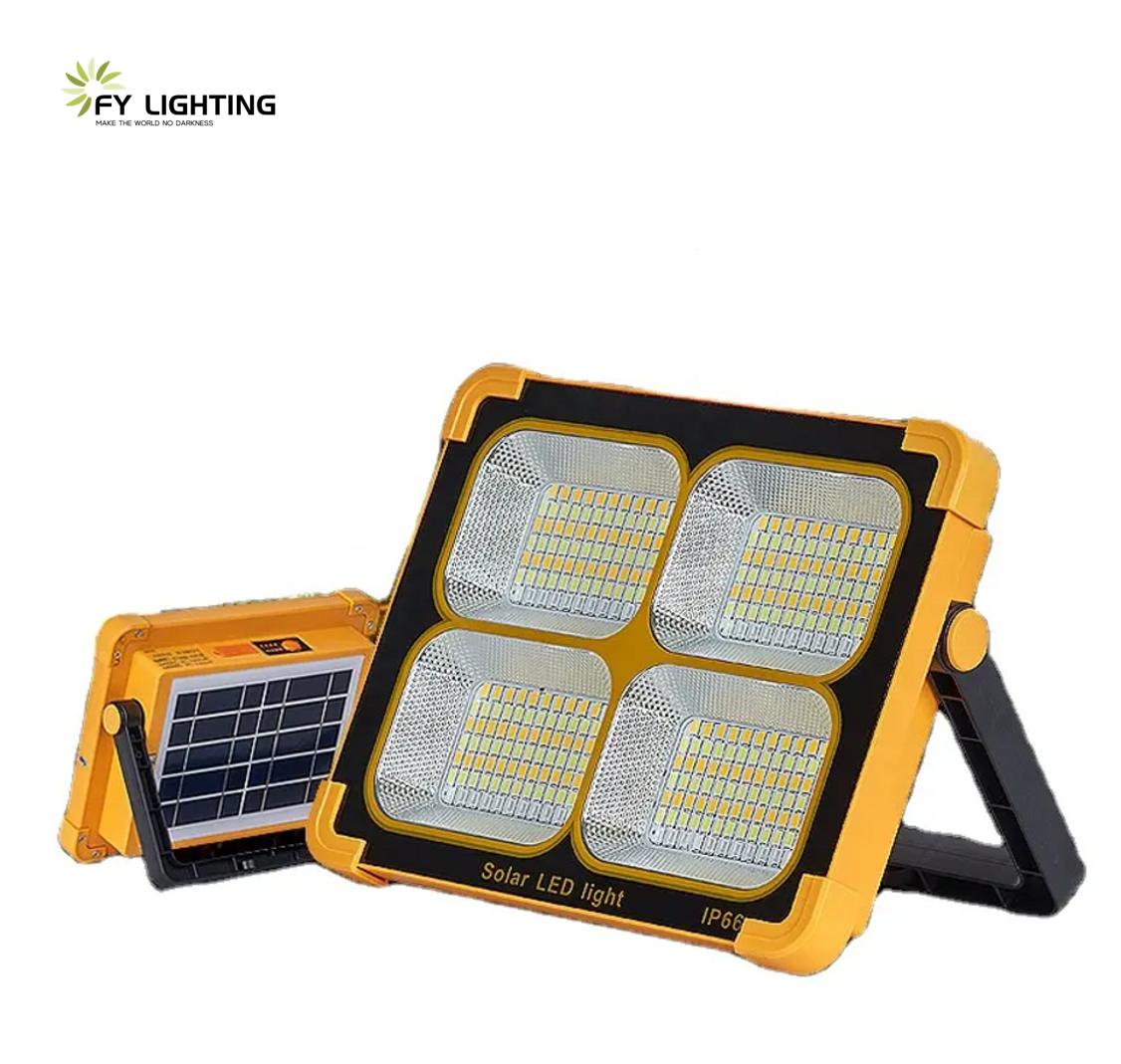 Explosion-Proof Light Solar Powered LED Light Portable High Lumen Flood Light With Power Bank