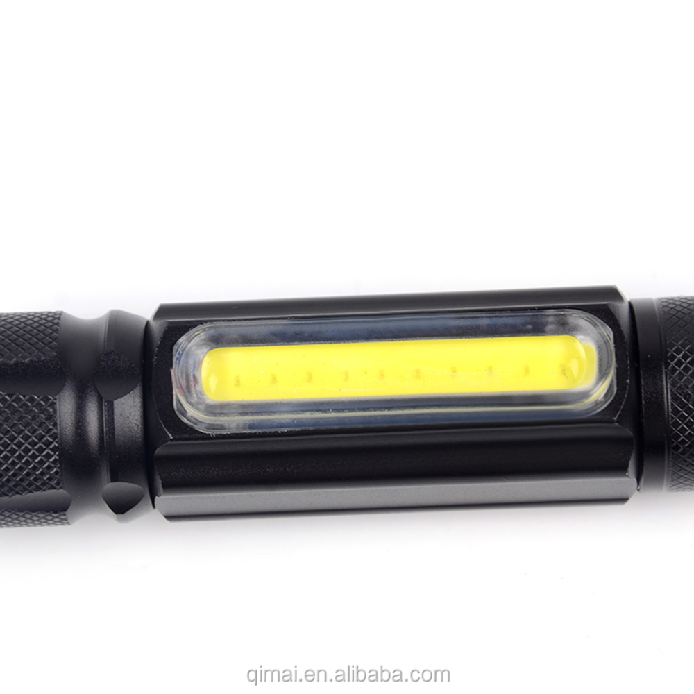 LED XHP70 COB Flashlight with 26650 Battery 5000 Lumens Waterproof Rechargeable Zoomable XHP70 Torch Flash Light with side COB