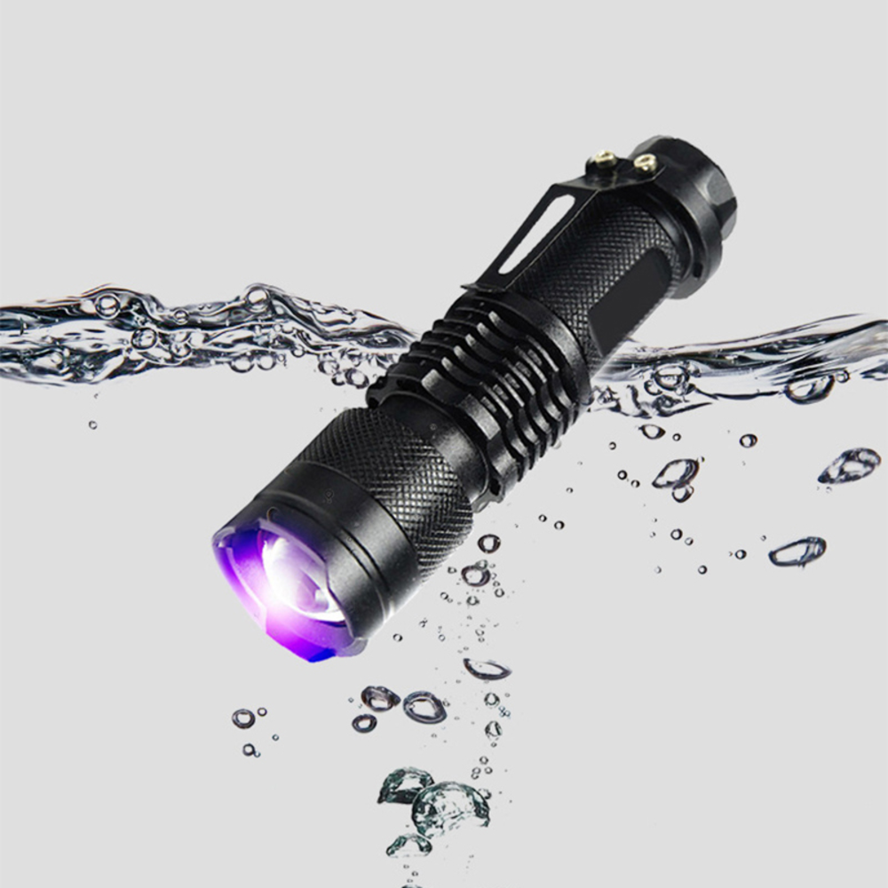 Tactical uv g700 rechargeable heavy duty hed 1km torch light