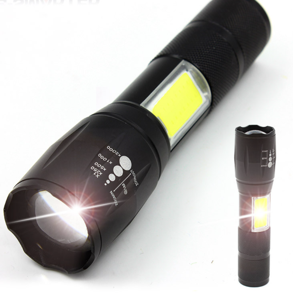 Rechargeable Strobe Lip Strong Power Flashlight LED DC Aluminum Alloy IP65 Led Emergency Light Flashlight Mini 30 Le 70 AAA 100