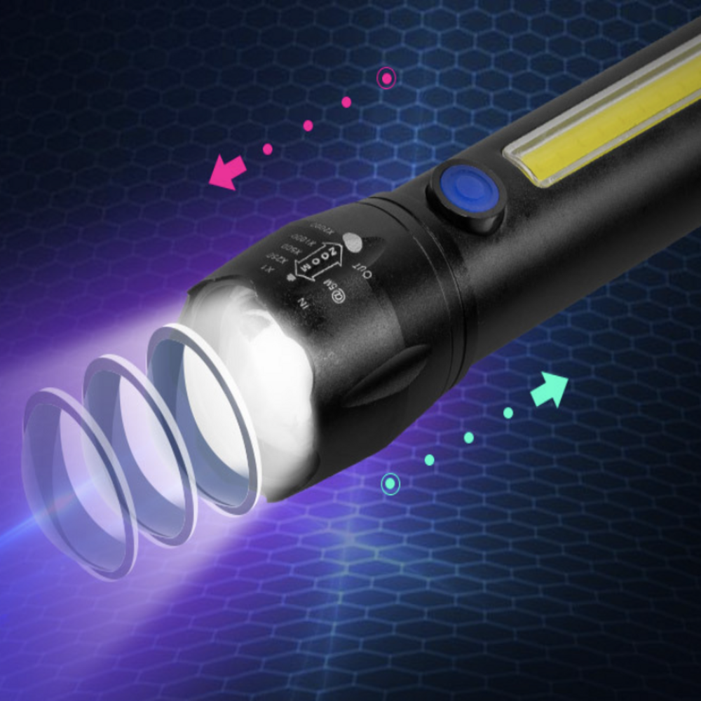 Multiple Size Aluminum multifunctional flashlights powerful led torch light tactical pen light