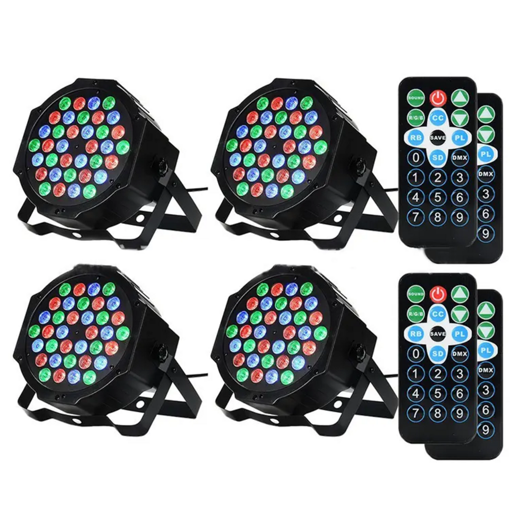 Remote Control Available Party DJ Par Light RGB 18W 36W LED Stage Lights