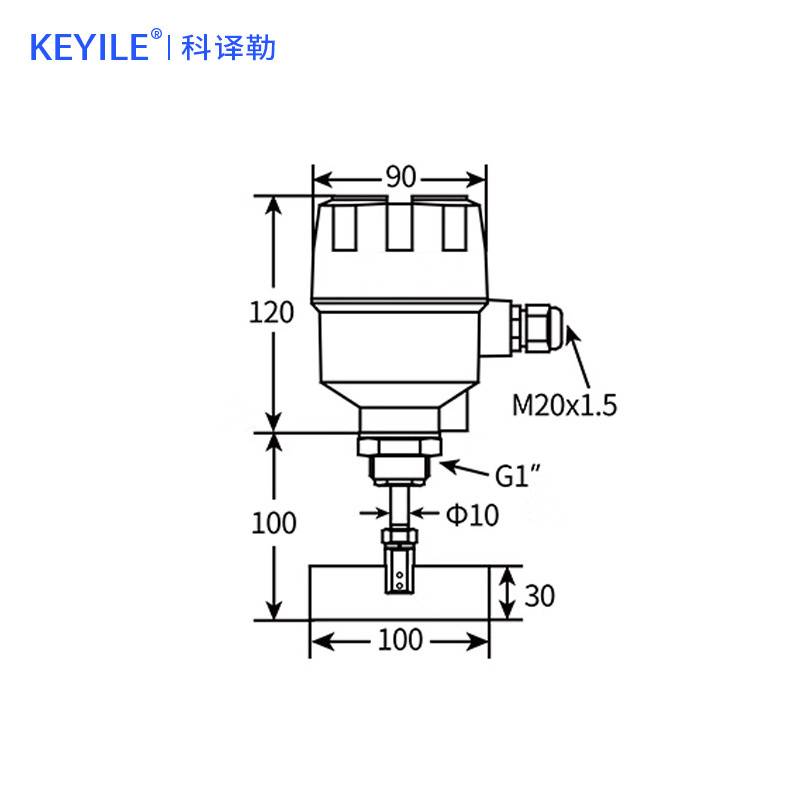 rotary paddle level switch se120e 24vdc/220vac Suitable For Various Complex Working Conditions