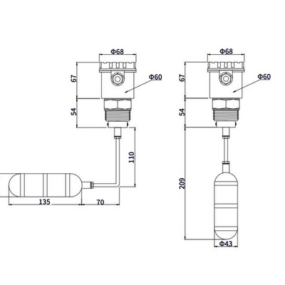 electrical water level control clamp fermenter float level sensor durable switch