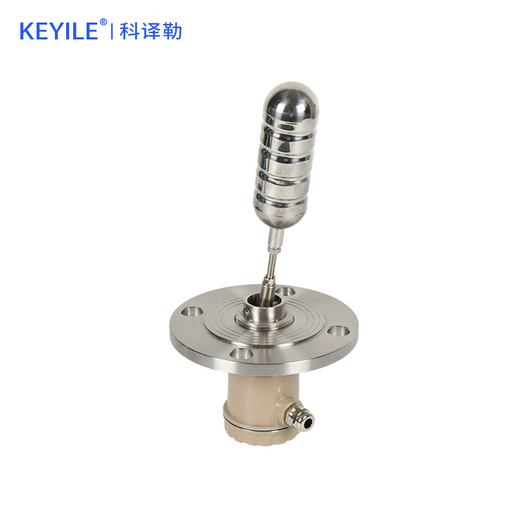 4 20ma capacitive liquid oil diesel fuel tank lpg aluminum housing float Type level switch gauge transmitter