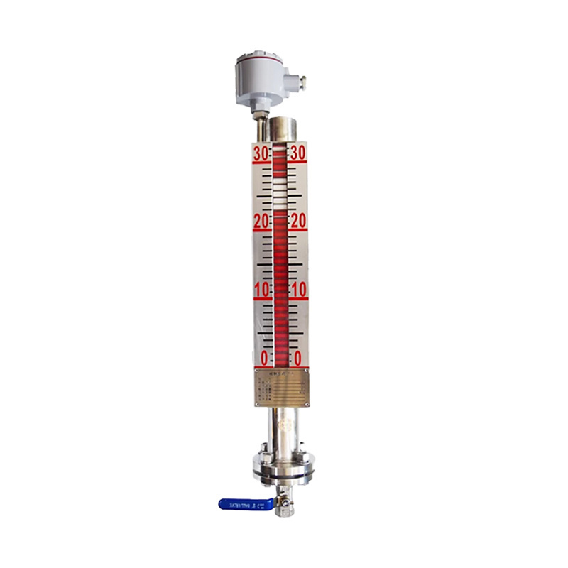 high quality high pressure sight liquid water fuel dome container top-mounted magnetic float level gauge turning price