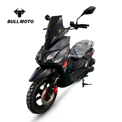 E gas motorcycle kick scooter bicycle 100cc 125cc gasoline motorized motor bike mini scooter 150cc with seat for adult 2022