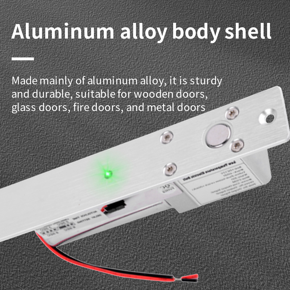 FFi DC202A Two line low-temperature delay electric plug lock (with light) furniture cabinet delay adjustable lock DC 12V 24V