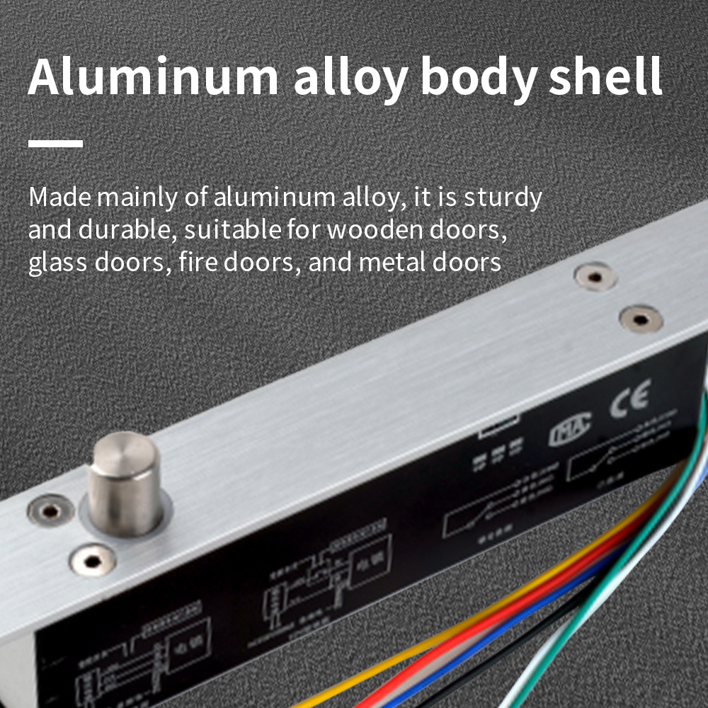 FFi ZB206NO  Aluminum alloy six wire narrow plate normally closed electrical plug lock