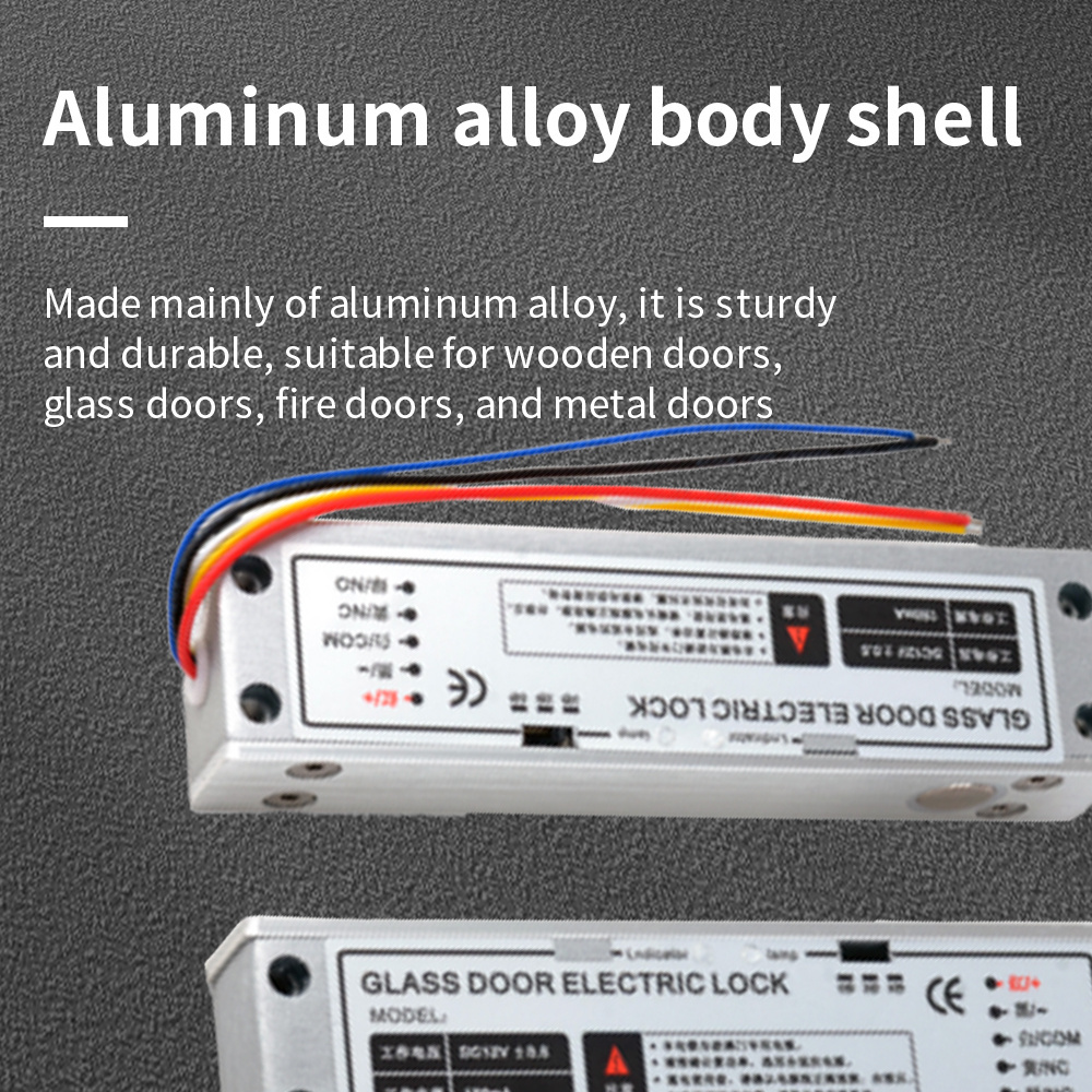 FFi DC206 surface mounted electric bolt lock delay adjustable lock with door signal feedback for office door NO and NC