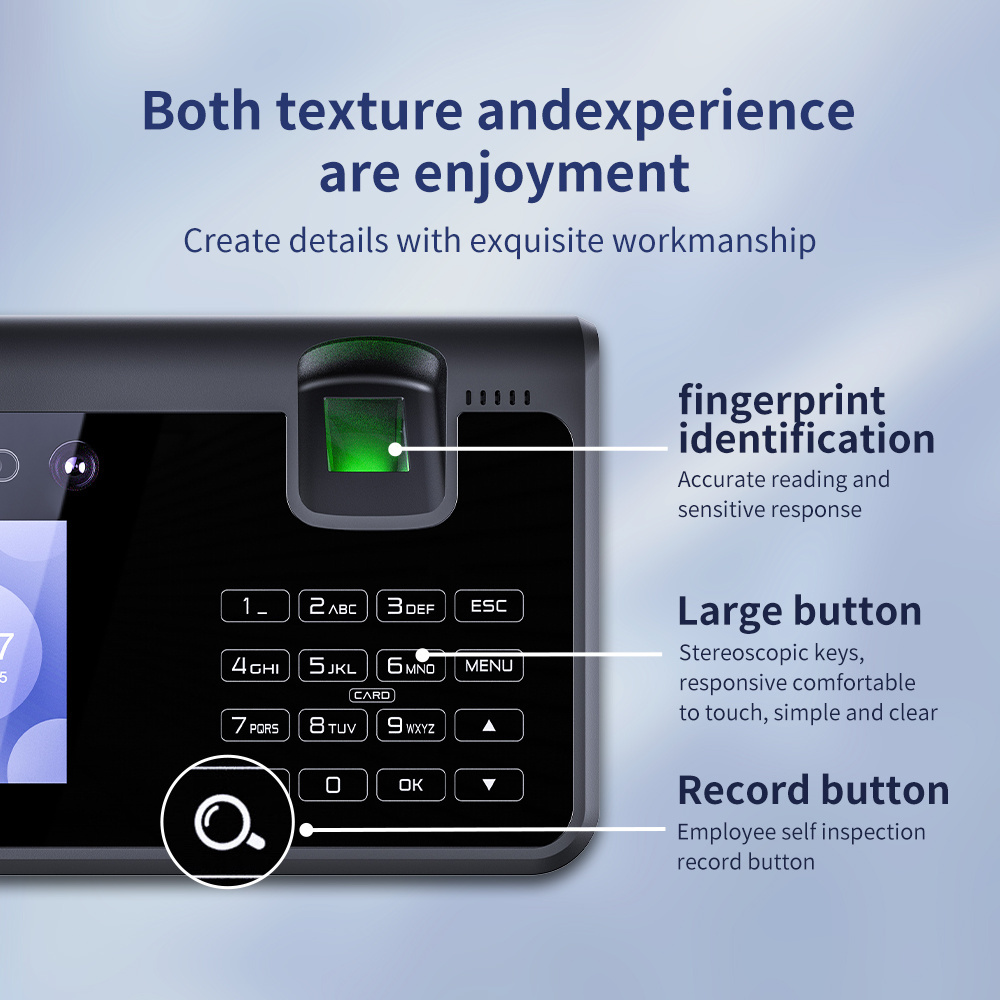 FACE3000 facial recognition attendance machine palm print punch machine palm vein punch machine clock in and sign in for work