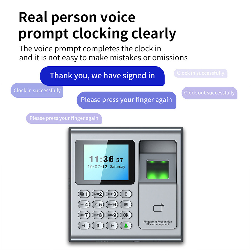 F30-SK Biometric Access Control Security System Fingerprint Time Attendance Device