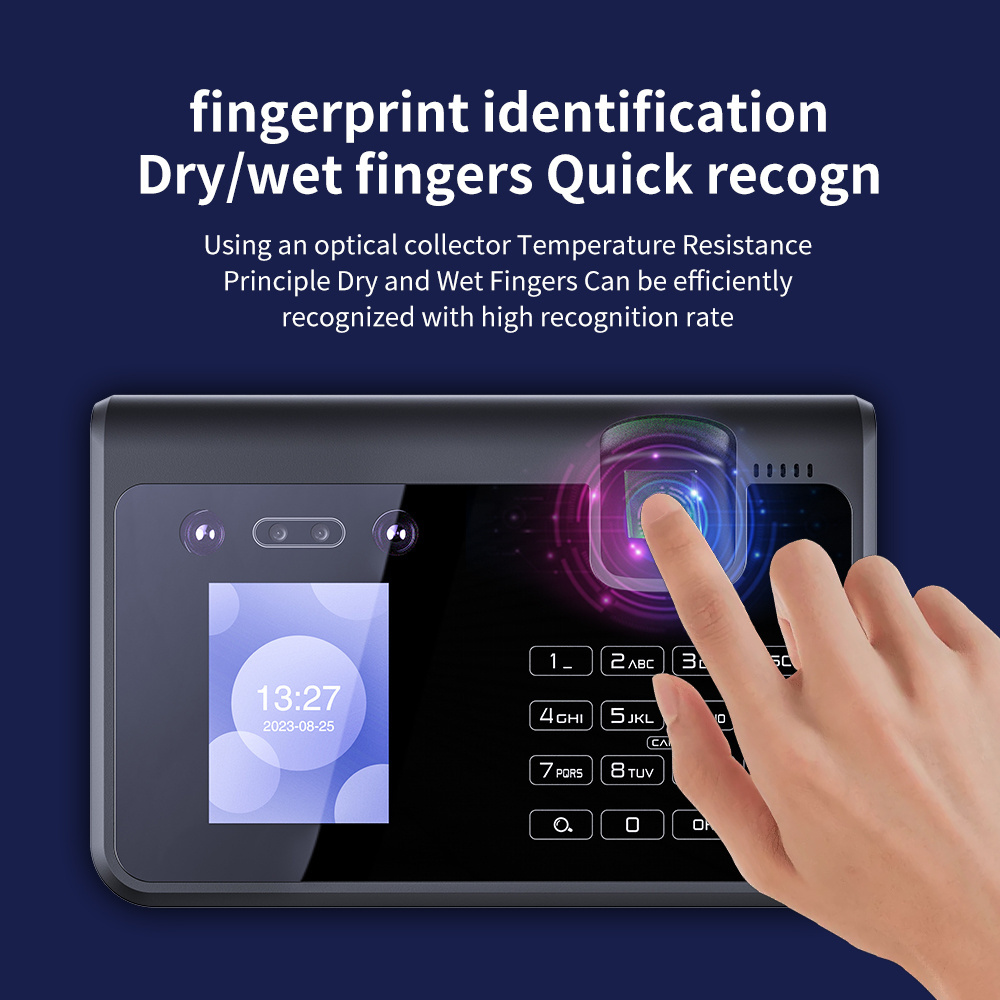 FACE3000 facial recognition attendance machine palm print punch machine palm vein punch machine clock in and sign in for work