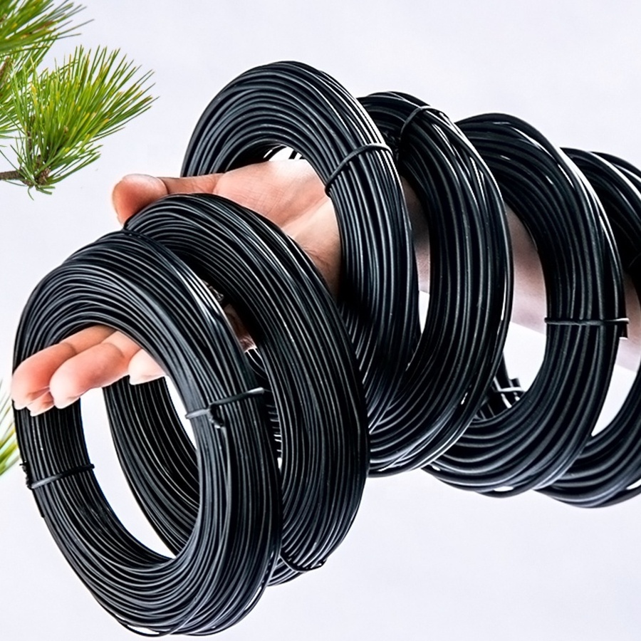 Garden bonsai wire, garden modeling black Aluminum wire for bonsai